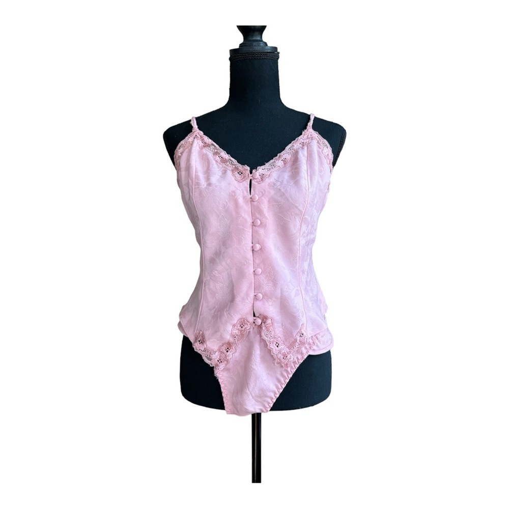 Vintage 90s Victorias Secret Teddy Set Size M Gold Label